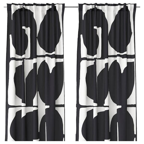 SKÄRMTRY - Tent, 2 sheets, black/white, , 145x300 cm