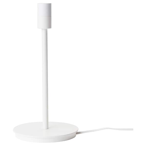 Ikea SKAFTET Base for table lamp - white 30 cm , 30 cm