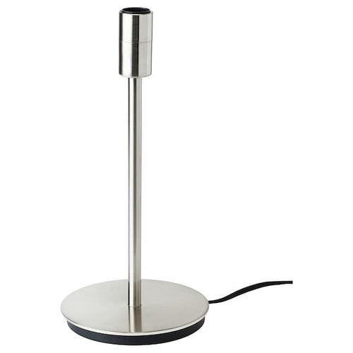 SKAFTET Base for table lamp - nickel-plated 30 cm , 30 cm