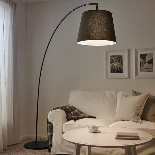 SKAFTET Base for floor lamp, arched - black - best price from Maltashopper.com 50405395