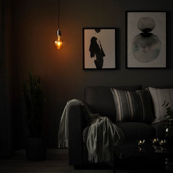 SKAFTET / MOLNART - Pendant lamp with bulb , - best price from Maltashopper.com 89491288
