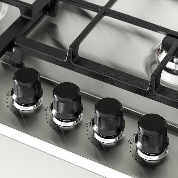 Ikea SKÅLAN Gas hob, 300 stainless steel,59 cm