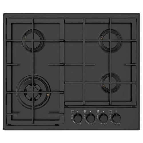 SKÅLAN Gas cooktop, 300 black, 59 cm , 59 cm