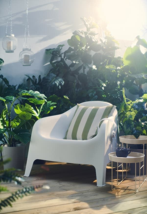 Ikea SKARPÖ - Armchair, outdoor, white