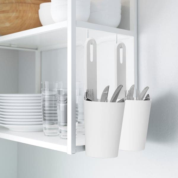 Ikea SKATTÅN Container - white 12x34 cm ,