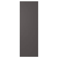 SKATVAL - Door with hinges, dark grey, 60x180 cm - best price from Maltashopper.com 99213470