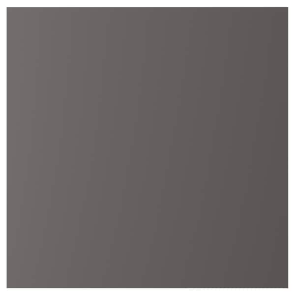 Ikea SKATVAL - Door with hinges, dark grey, 60x60 cm