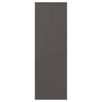 SKATVAL - Door with hinges, dark grey, 40x120 cm - best price from Maltashopper.com 19241740