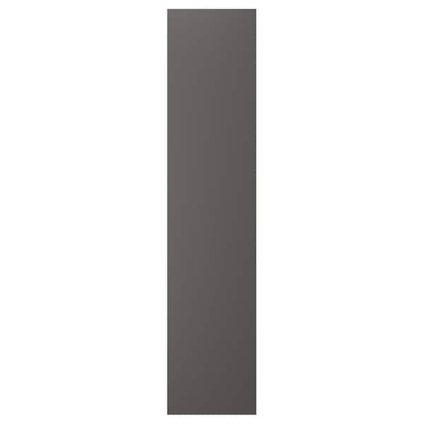 SKATVAL - Door, dark grey, 40x180 cm - best price from Maltashopper.com 60331083