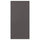 SKATVAL - SKATVAL Door, dark grey, 60x120 cm
