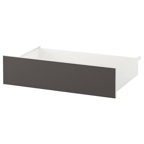 SKATVAL - Drawer, white/dark grey, 80x57x20 cm
