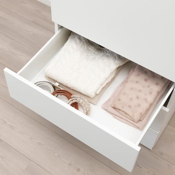 SKATVAL - Drawer, white/dark grey, 60x57x20 cm - best price from Maltashopper.com 89241807