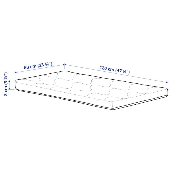 Ikea SKÖNAST Foam mattress for cot 60x120x8 cm , 60x120x8 cm