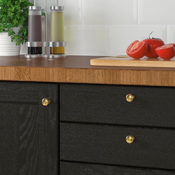 SKOGSÅ - Worktop, oak/veneer, 186x3.8 cm - best price from Maltashopper.com 80382986