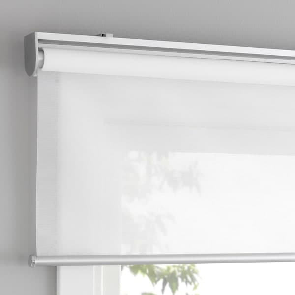 SKOGSKLÖVER Roller curtain - white 140x195 cm , 140x195 cm - best price from Maltashopper.com 20314467