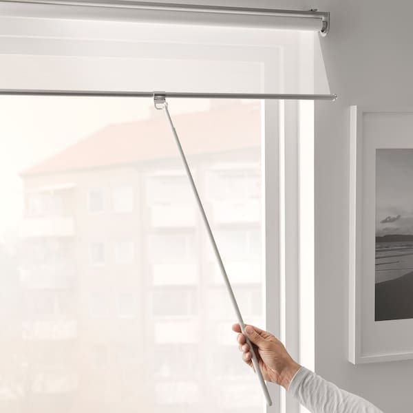 Ikea SKOGSKLÖVER Roller curtain - white 140x195 cm , 140x195 cm