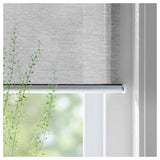 SKOGSKLÖVER roller blind, grey, 60x195 cm