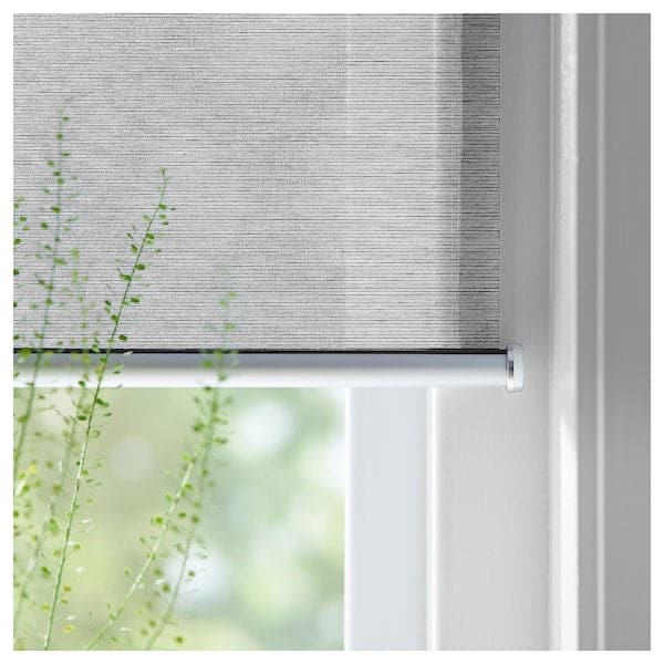 SKOGSKLÖVER Roller blind - grey 60x195 cm , 60x195 cm