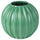 SKOGSTUNDRA vase, green, 15 cm