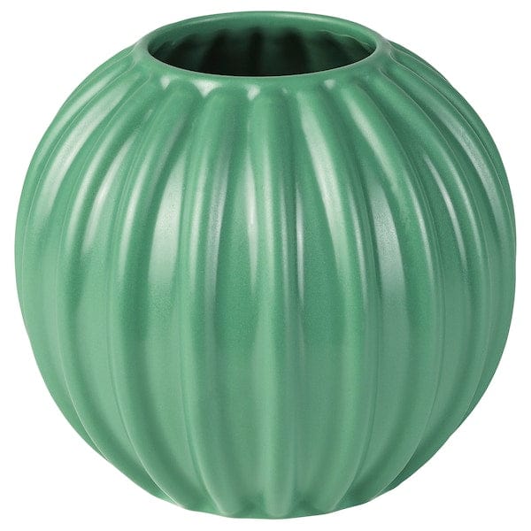 Ikea SKOGSTUNDRA - Vase, green, 15 cm