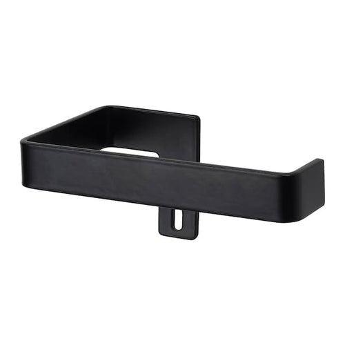 SKOGSVIKEN toilet roll holder, black, 13x6x8 cm