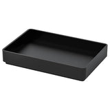 SKOGSVIKEN tray, black, 10x15 cm
