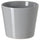 SKOGSVINBÄR - Plant pot, in/outdoor grey, 12 cm