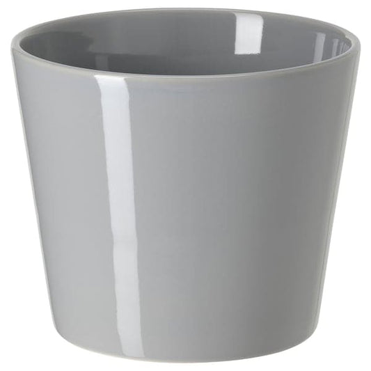 Ikea SKOGSVINBÄR - Plant pot, in/outdoor grey, 12 cm