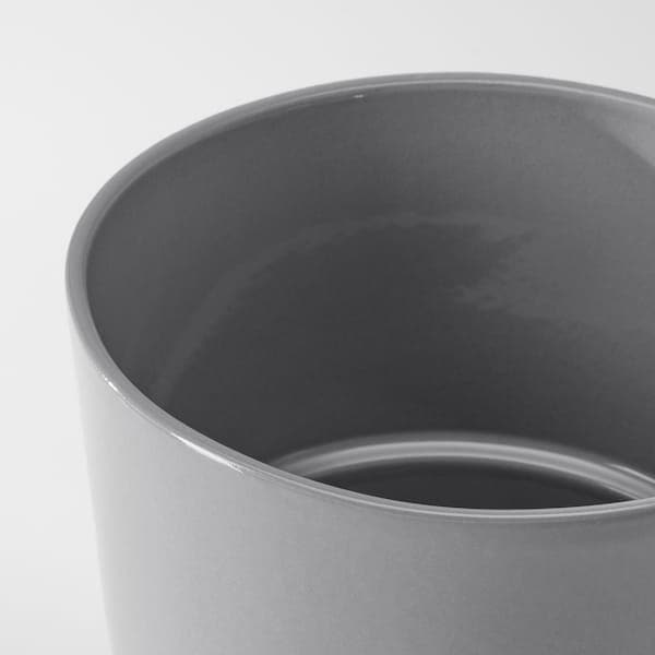 SKOGSVINBÄR - Plant pot, in/outdoor grey, 15 cm - best price from Maltashopper.com 90508443
