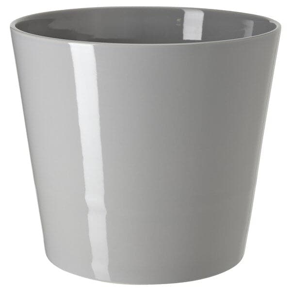 Ikea SKOGSVINBÄR - Plant pot, in/outdoor grey, 24 cm