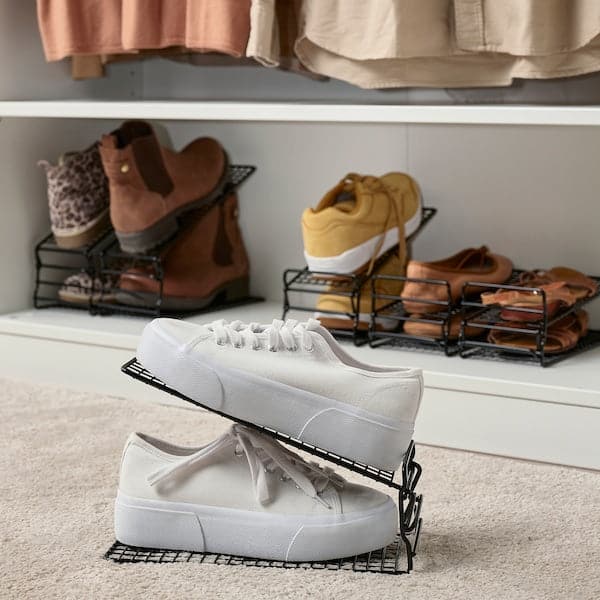 Ikea SKOSTALL - Shoe organiser, black, 11x19x27 cm