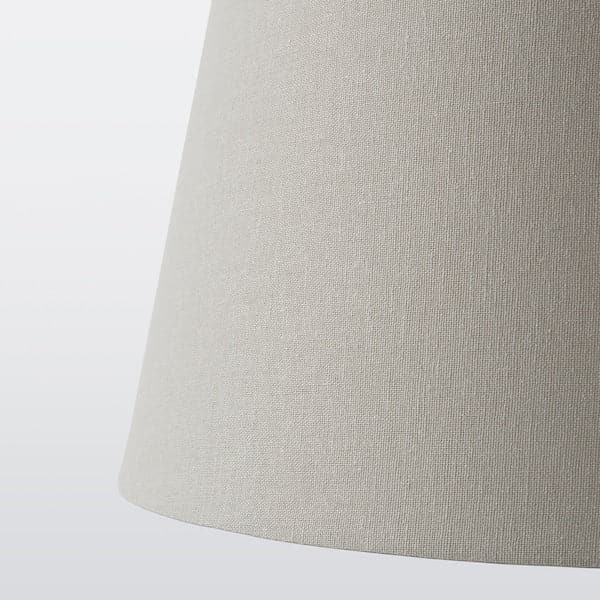 SKOTTORP - Lamp shade, light grey, 42 cm