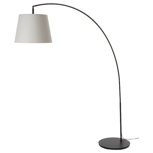 SKOTTORP / SKAFTET Floor lamp, arched - light grey - best price from Maltashopper.com 49385987