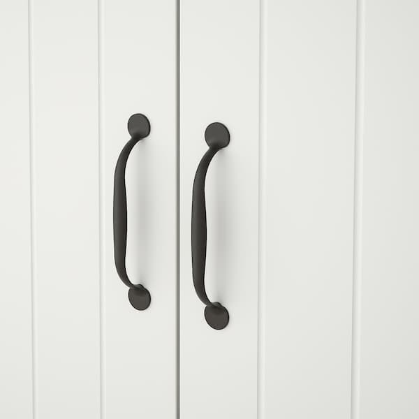 Ikea SKRUVBY - TV storage combination, white, 226x38x90 cm