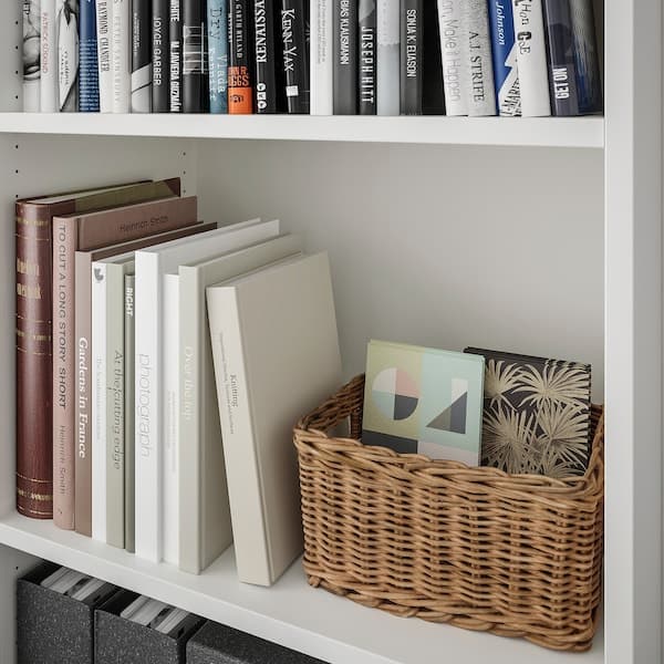 SKRUVBY - Bookcase, white, 60x140 cm - best price from Maltashopper.com 40503546