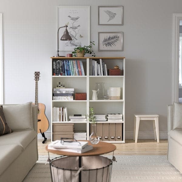 SKRUVBY - Bookcase, white, 60x140 cm - best price from Maltashopper.com 40503546