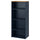 SKRUVBY - SKRUVBY Bookcase, black-blue, 60x140 cm