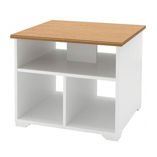 SKRUVBY - Coffee table, white, 60x60 cm