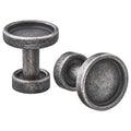 SKRUVSHULT knob, anthracite, 26 mm, 2 pack