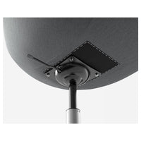 SKRUVSTA Swivel Chair - Grey Vissle , - best price from Maltashopper.com 30280004