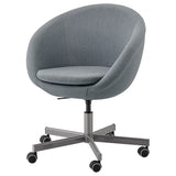 SKRUVSTA swivel chair, Vissle grey, 69 cm