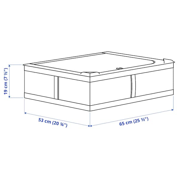 Ikea SKUBB - Storage case, white, 65x53x19 cm