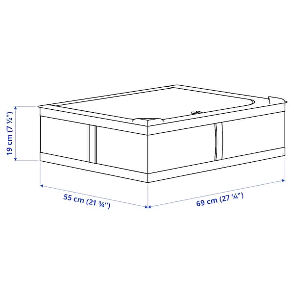 SKUBB - Storage case, dark grey, 69x55x19 cm - best price from Maltashopper.com 00400003