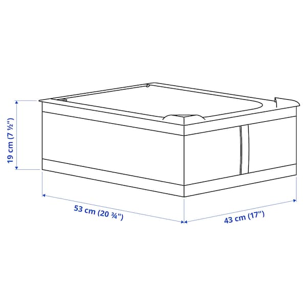 Ikea SKUBB - Storage case, dark grey, 43x53x19 cm