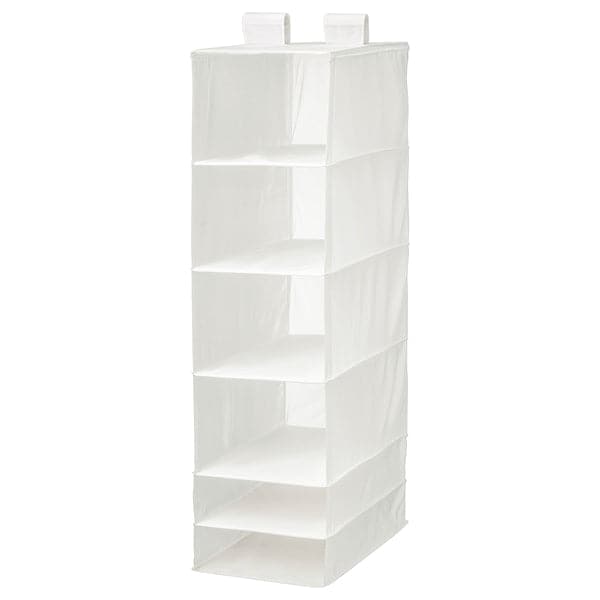 Ikea SKUBB - Storage with 6 compartments, white, 35x45x125 cm