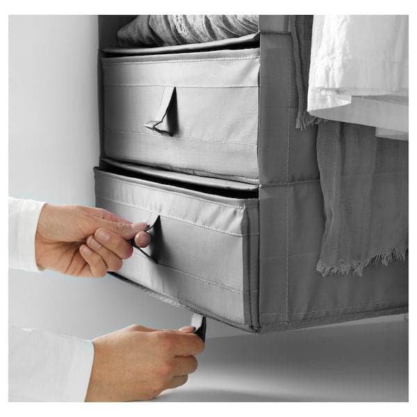 SKUBB - Storage with 6 compartments, dark grey - Premium  from Ikea - Just €15.99! Shop now at Maltashopper.com