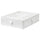 SKUBB - SKUBB Box with compartments, white, 44x34x11 cm