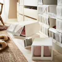 SKUBB - Shoe box, white, 22x34x16 cm - best price from Maltashopper.com 90186391