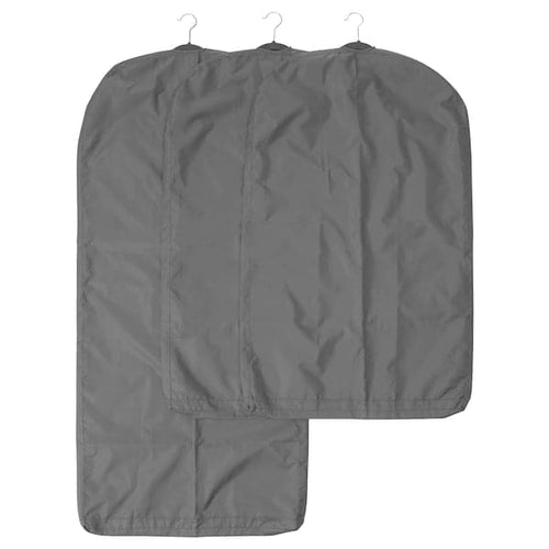 SKUBB - Clothes cover, set of 3, dark grey