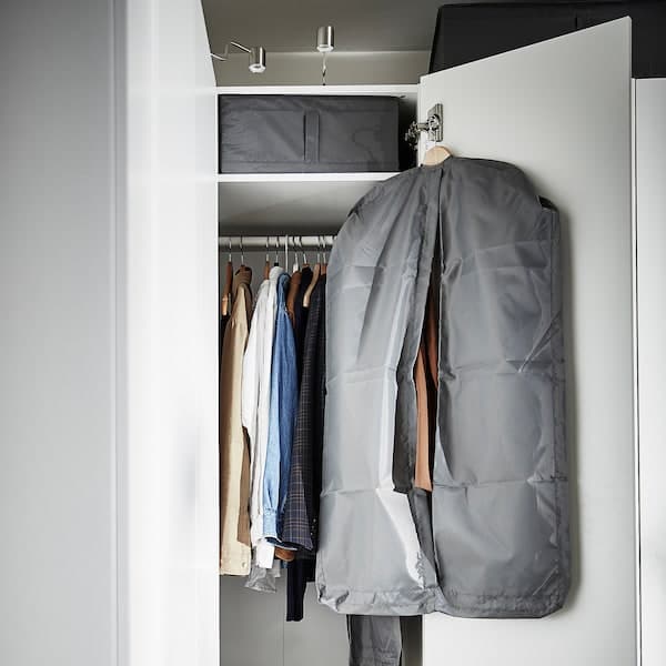 Ikea SKUBB - Clothes cover, set of 3, dark grey
